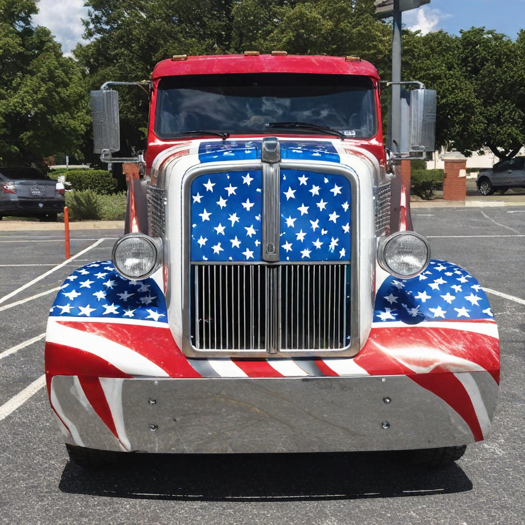 SDXL generated image: Stars and stripes